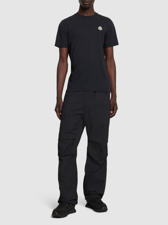 Moncler: Pack of 3 cotton t-shirts - men_1 | Luisa Via Roma