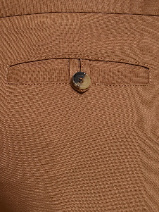 Philosophy Di Lorenzo Serafini: Tropical wool blend straight pants - women_1 | Luisa Via Roma