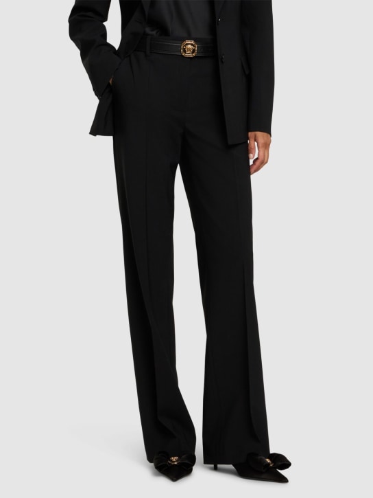 Versace: 45mm Satin heels - women_1 | Luisa Via Roma