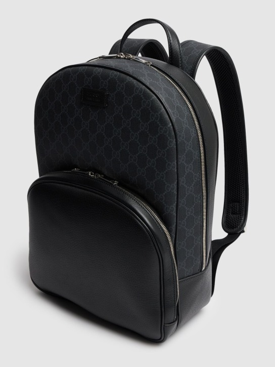 Gucci: Gucci blend GG backpack - Black - men_1 | Luisa Via Roma
