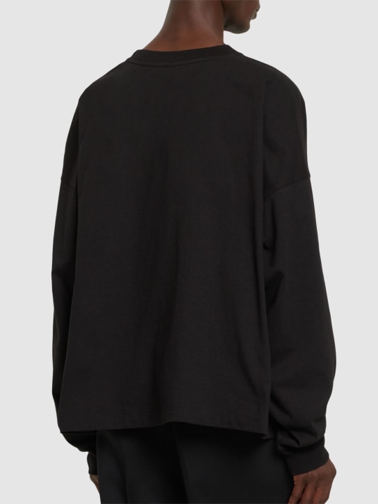 The Row: Haru long sleeve cotton t-shirt - men_2 | Luisa Via Roma