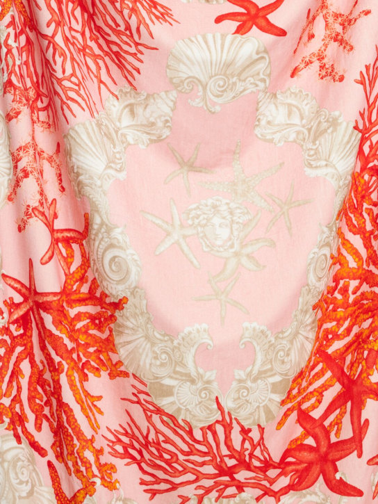 Versace: Barocco De La Mer浴巾 - 粉色 - ecraft_1 | Luisa Via Roma