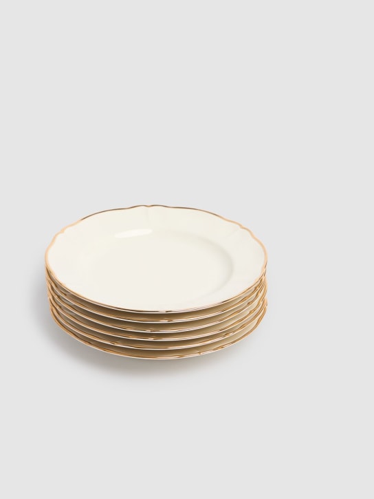 Bitossi Home: Set de 6 platos para fruta - Blanco - ecraft_1 | Luisa Via Roma