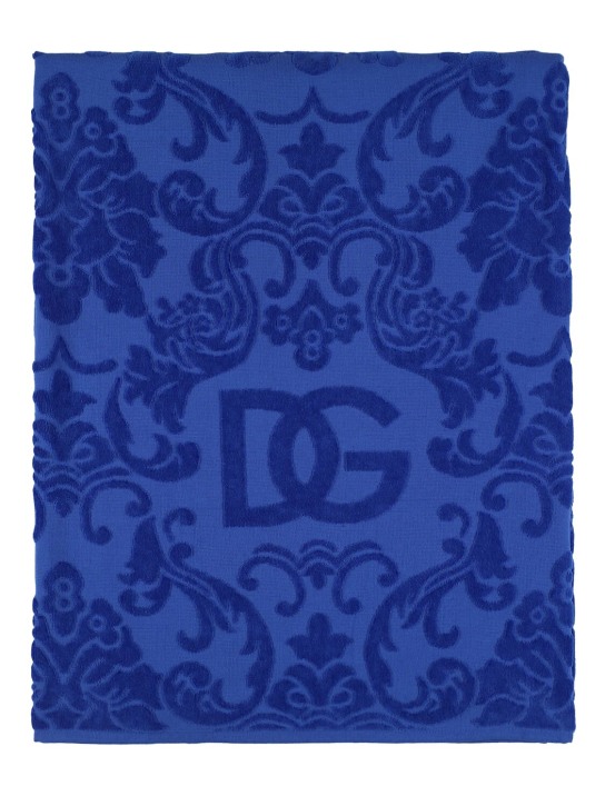 Dolce&Gabbana: Strandtuch - Blau - women_0 | Luisa Via Roma