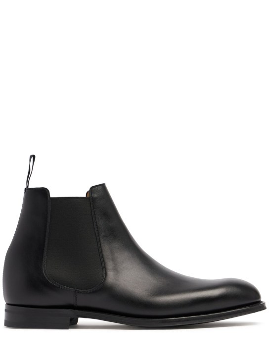 Church's: Amberley leather chelsea boots - Black - men_0 | Luisa Via Roma