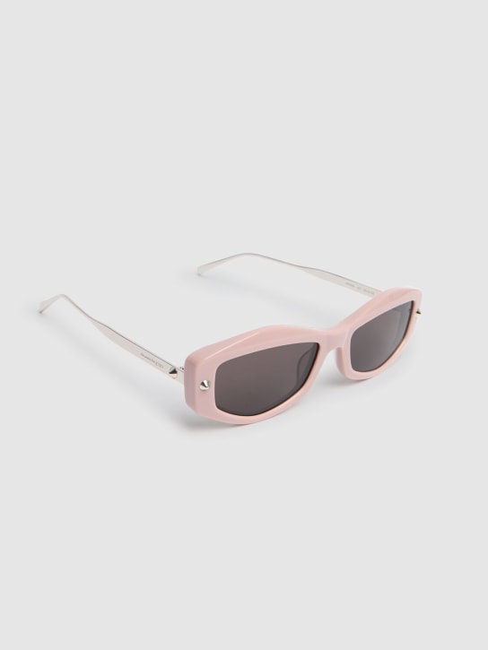 Alexander McQueen: AM0482S acetate sunglasses - Pink - men_1 | Luisa Via Roma