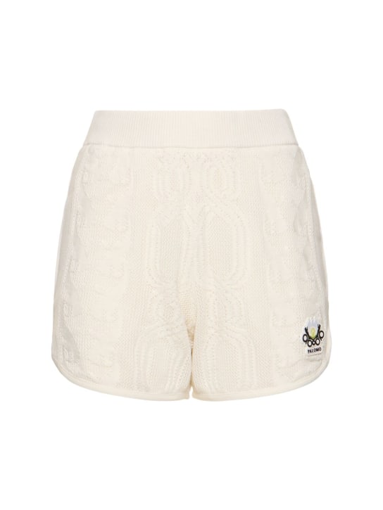 PUMA: Palomo shorts - White - men_0 | Luisa Via Roma