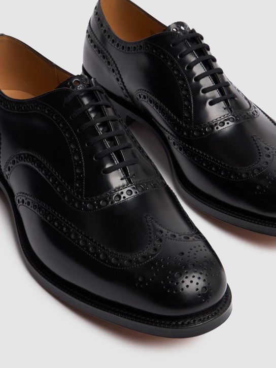 Church's: Burwood lace-up derby shoes - Black - men_1 | Luisa Via Roma