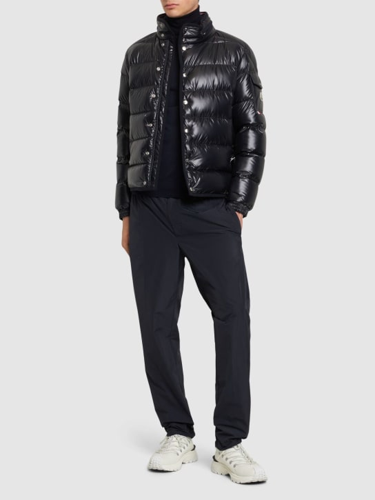 Moncler: Gourette tech down jacket - men_1 | Luisa Via Roma