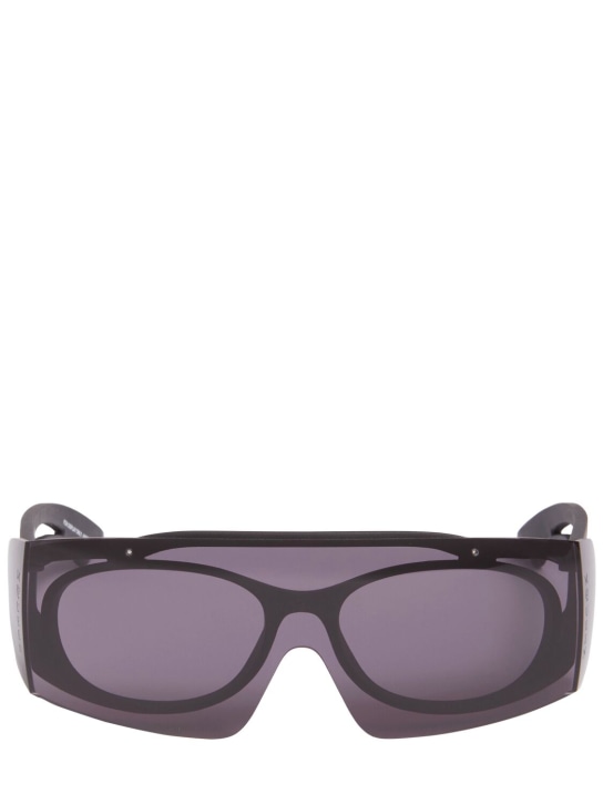 Alexander McQueen: AM0489S injected sunglasses - Black - women_0 | Luisa Via Roma