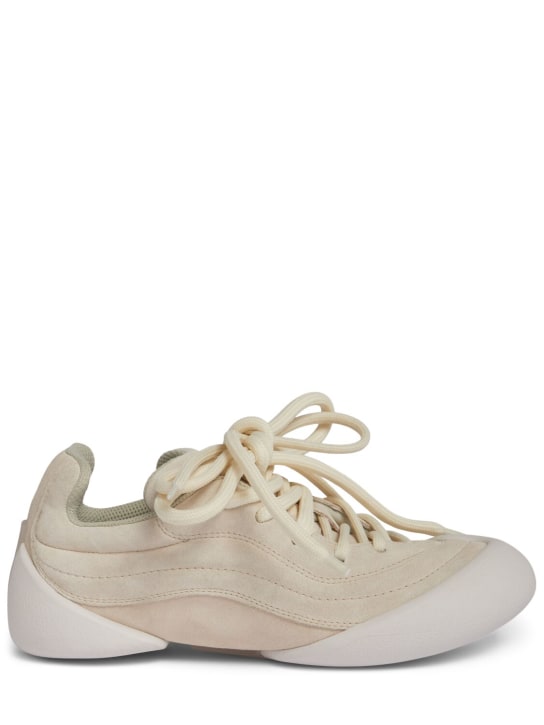 Alexander McQueen: Sneakers Flexion de ante 30mm - Salt - women_0 | Luisa Via Roma