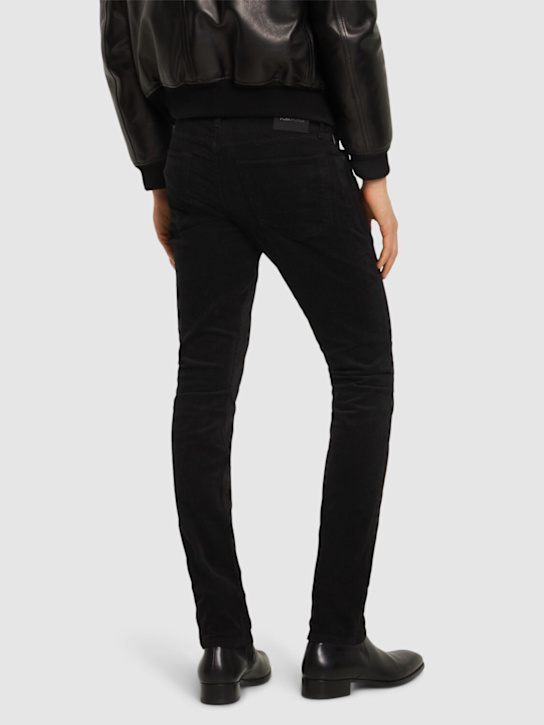 Tom Ford: Cotton denim slim fit jeans - Black - men_2 | Luisa Via Roma