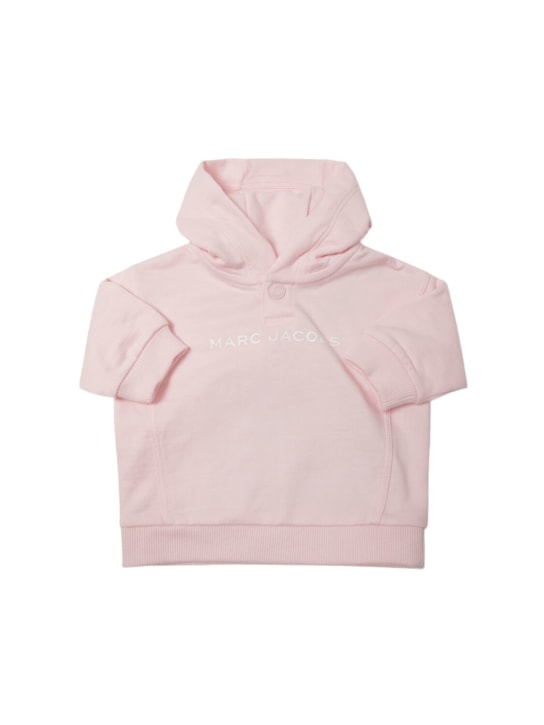 Marc Jacobs: Sweatshirt und Trainingshose aus Baumwolle - Rosa - kids-girls_1 | Luisa Via Roma