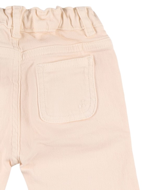 Bonpoint: Stretch cotton jeans - Light Pink - kids-boys_1 | Luisa Via Roma
