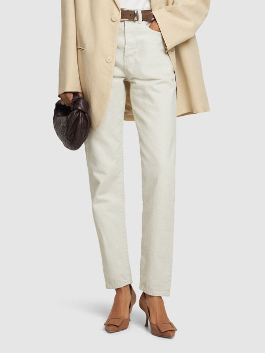 Roger Vivier: 65mm Viv In The City leather pumps - women_1 | Luisa Via Roma