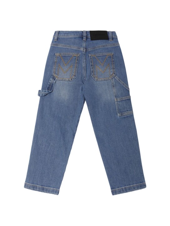 Marc Jacobs: Stretch cotton denim jeans - Blue - kids-girls_1 | Luisa Via Roma