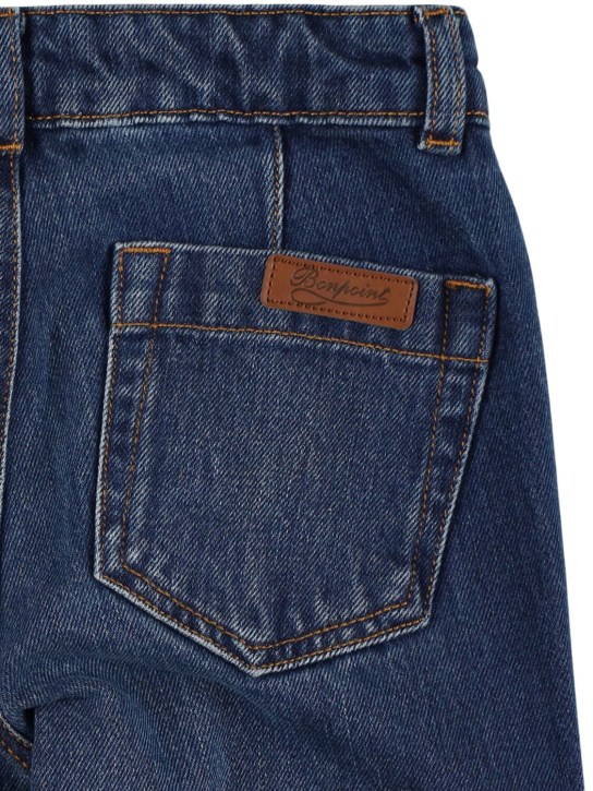 Bonpoint: Jeans de denim de algodón - Azul - kids-girls_1 | Luisa Via Roma