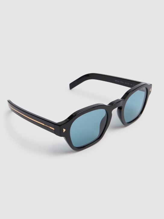 Prada: Gafas de sol de acetato - Negro/Azul - men_1 | Luisa Via Roma