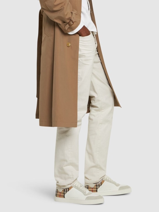 Burberry: Sneakers Stevie in pelle - men_1 | Luisa Via Roma