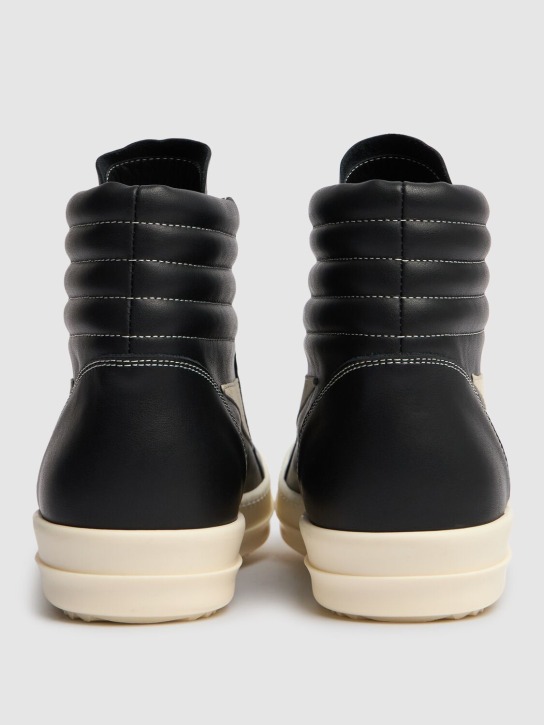 Rick Owens: High Vintage sneakers - Black/Milk - men_4 | Luisa Via Roma