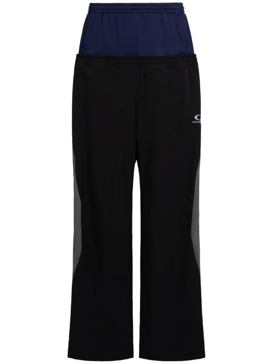 Balenciaga: Stretch tech sweatpants - Black - men_0 | Luisa Via Roma