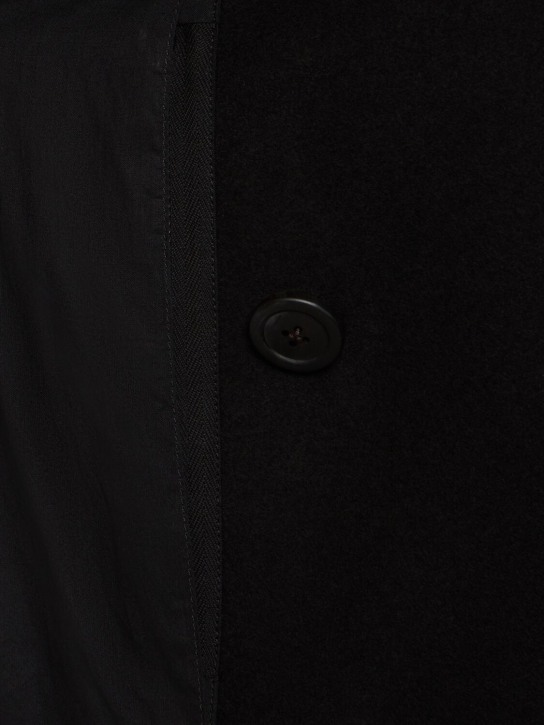 Rick Owens: Cappotto doppiopetto Officer in lana - men_5 | Luisa Via Roma
