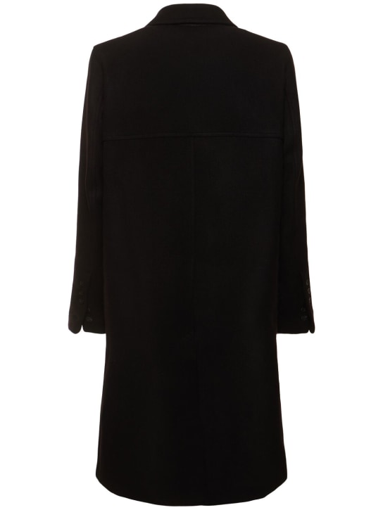 Rick Owens: Cappotto doppiopetto Officer in lana - men_4 | Luisa Via Roma