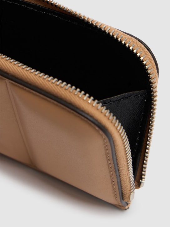 Moncler: Flat leather card holder - men_4 | Luisa Via Roma