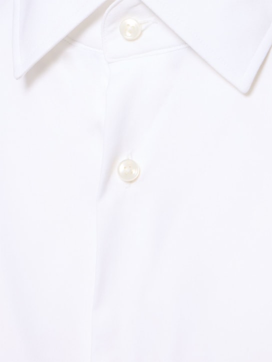 Boss: Hank科技织物衬衫 - 白色 - men_1 | Luisa Via Roma