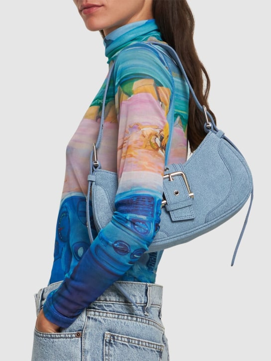 Osoi: Hobo Brocle shoulder bag - Denim Sky - women_1 | Luisa Via Roma