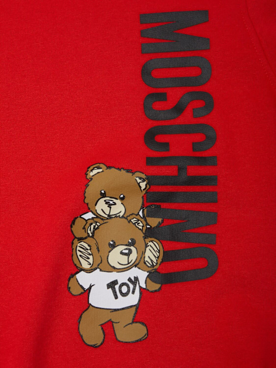Moschino: コットンスウェットシャツ - kids-boys_1 | Luisa Via Roma