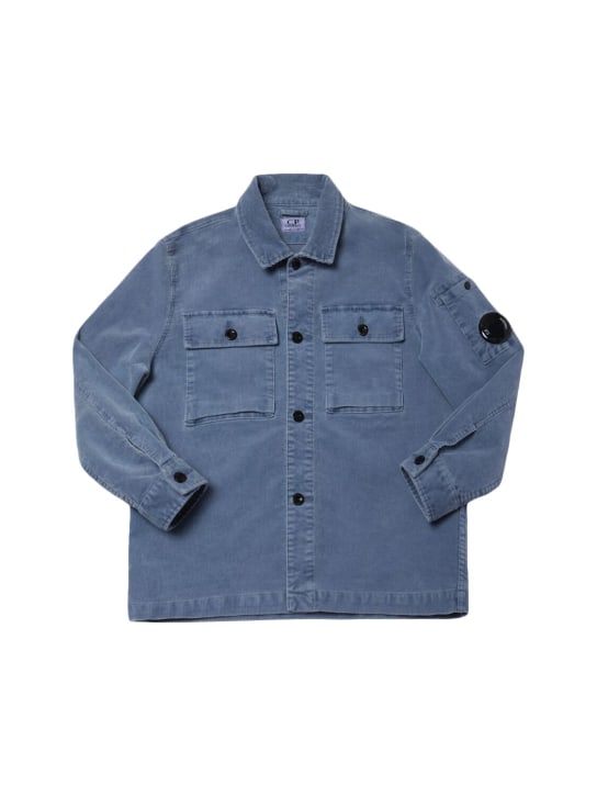 C.P. Company: Stretch cotton corduroy shirt - kids-boys_0 | Luisa Via Roma