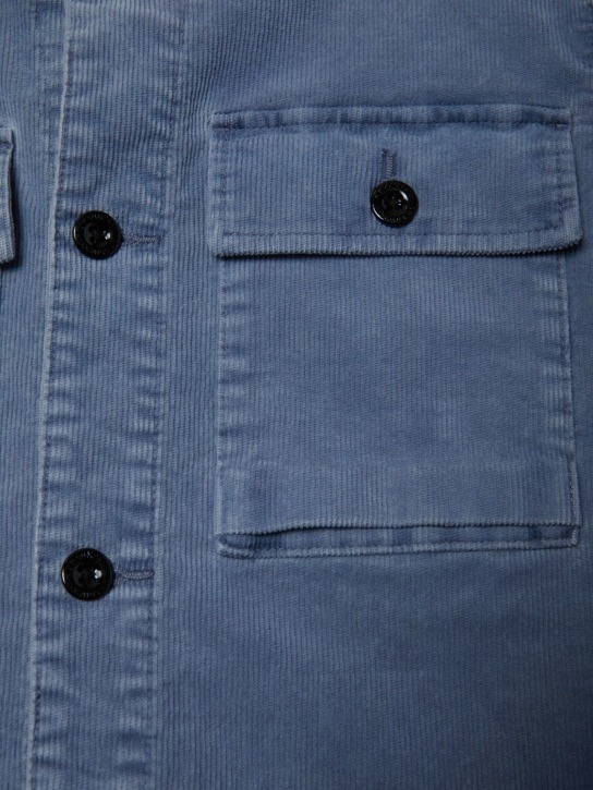 C.P. Company: Stretch cotton corduroy shirt - kids-boys_1 | Luisa Via Roma