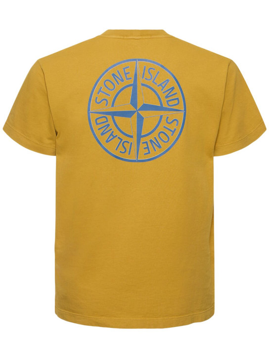 Stone Island: Cotton short sleeve t-shirt - men_4 | Luisa Via Roma