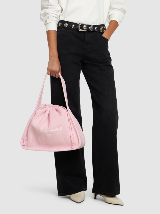 Alexander Wang: Large Ryan shoulder bag - Light Pink - women_1 | Luisa Via Roma