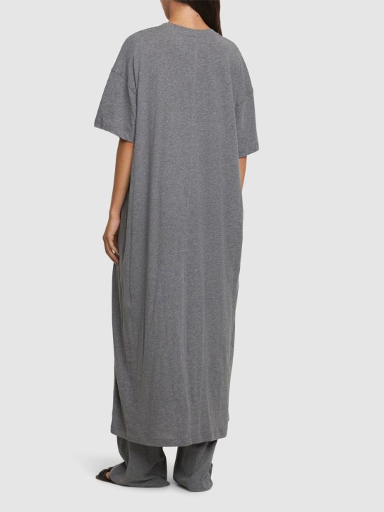 The Row: Vestito lungo Simo in jersey di cotone - women_2 | Luisa Via Roma