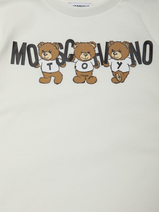 Moschino: コットンジャージーTシャツ - kids-boys_1 | Luisa Via Roma