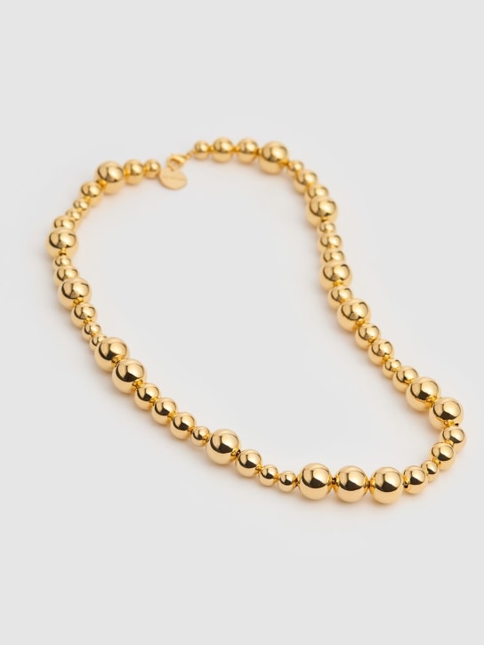LIÉ STUDIO: Elly brass collar necklace - Gold - women_1 | Luisa Via Roma
