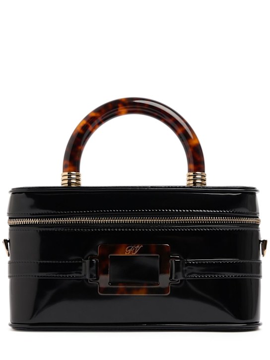 Roger Vivier: Mini Belle Vivier Vanity top handle bag - women_0 | Luisa Via Roma