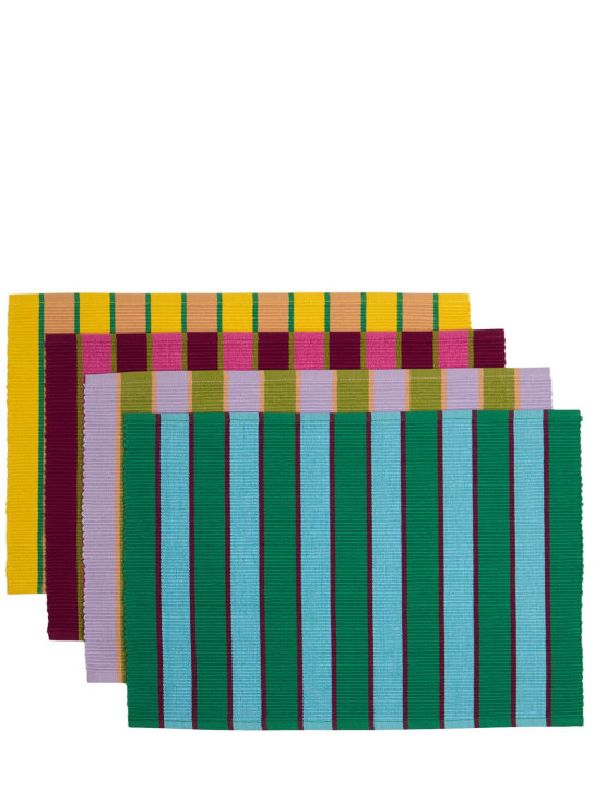 Dusen Dusen: Set de 4 manteles individuales - Multicolor - ecraft_0 | Luisa Via Roma