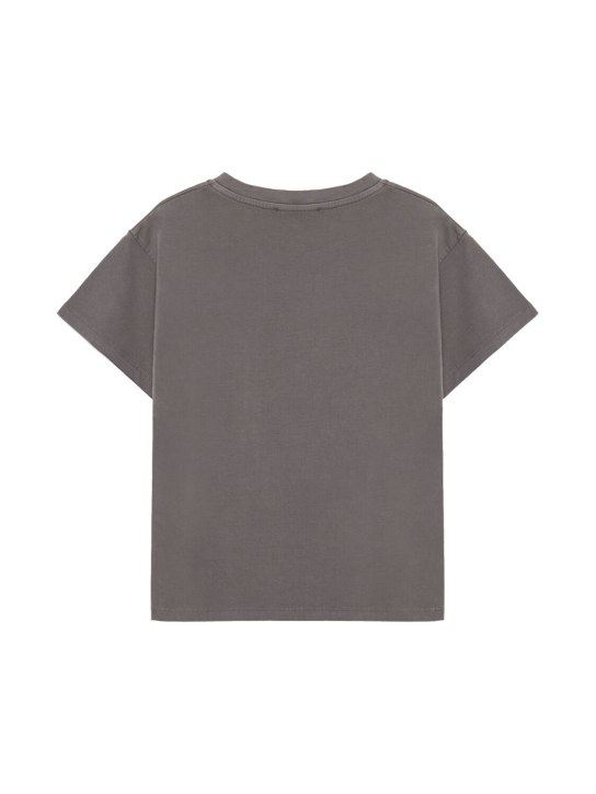 Weekend House Kids: Camiseta de algodón orgánico - Café - kids-boys_1 | Luisa Via Roma