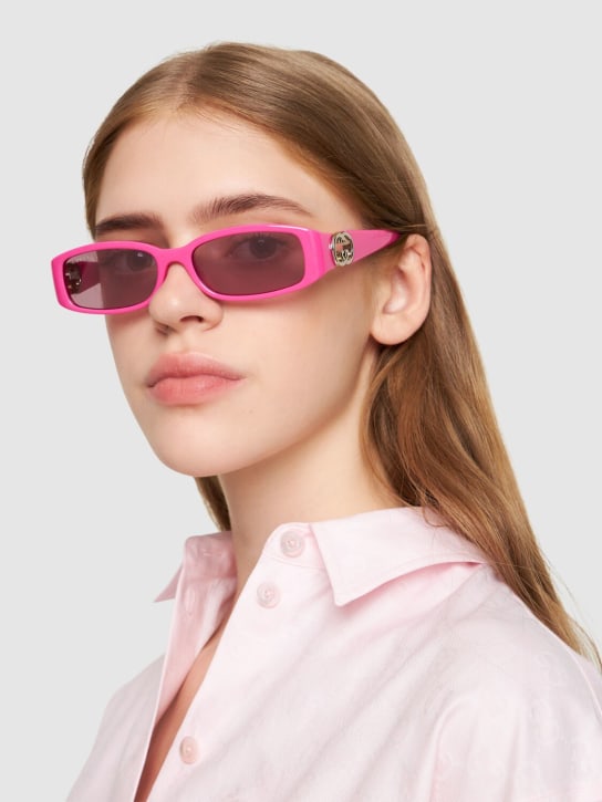 Gucci: G1661S injection sunglasses - Fuchsia - women_1 | Luisa Via Roma