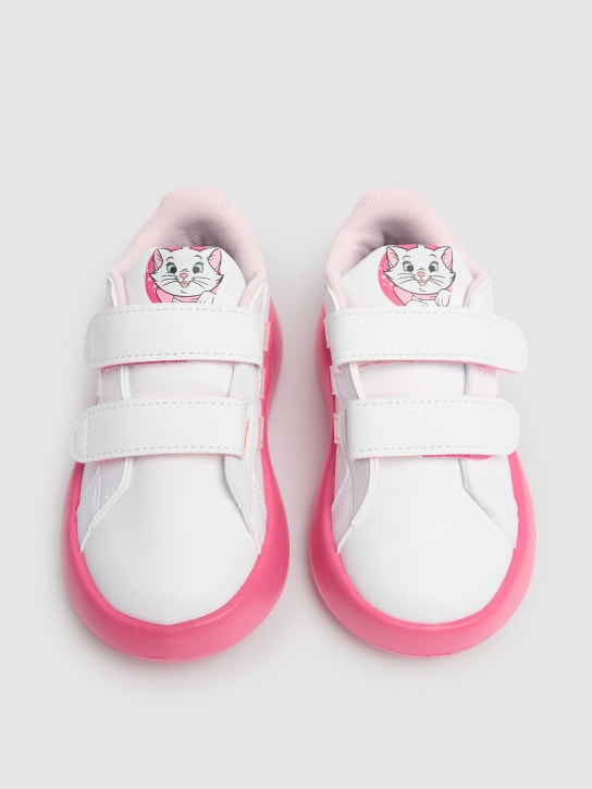 adidas Originals: Sneakers Grand Court 2.0 / strap - Bianco/Fucsia - kids-girls_1 | Luisa Via Roma