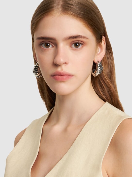 Paola Sighinolfi: Blass stud earrings - Gümüş - women_1 | Luisa Via Roma