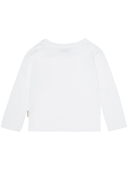 Weekend House Kids: Printed organic cotton jersey t-shirt - White - kids-boys_1 | Luisa Via Roma