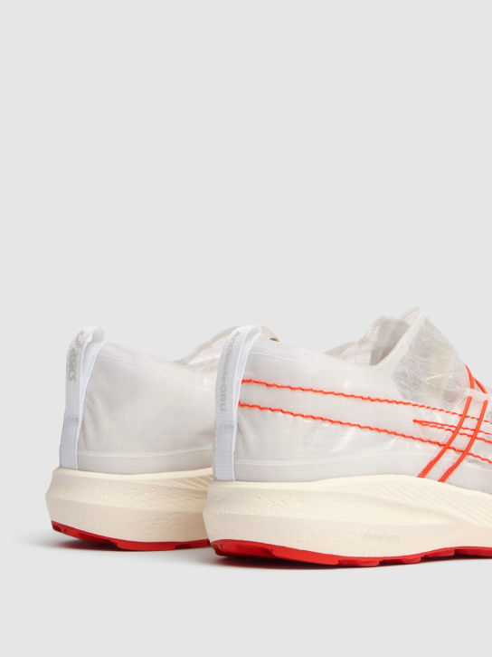 Asics: Archisite ORU sneakers - White/Red - men_5 | Luisa Via Roma