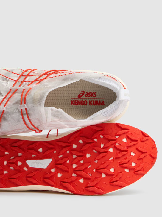 Asics: Archisite ORU sneakers - White/Red - men_4 | Luisa Via Roma