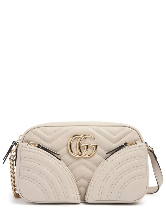 Gucci: GG Marmont leather shoulder bag - Sphinx - women_0 | Luisa Via Roma