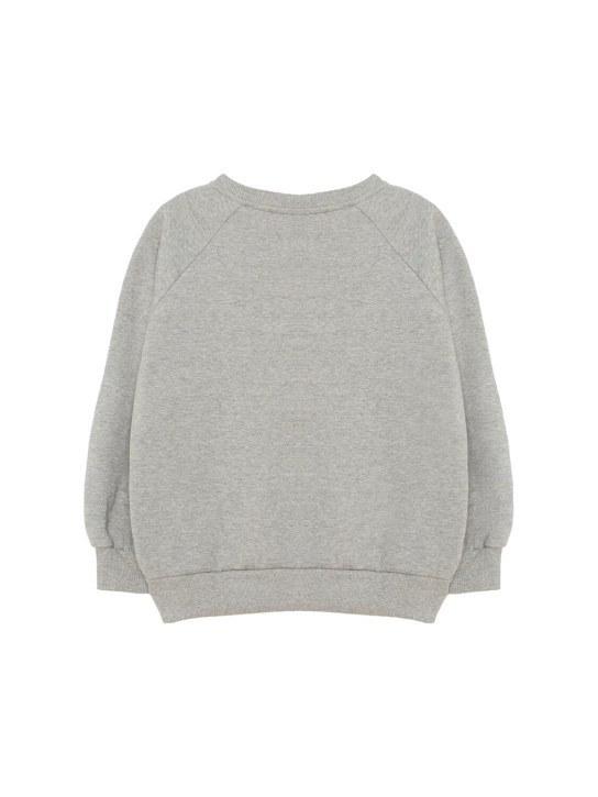 Weekend House Kids: Organic cotton sweatshirt - Grey - kids-boys_1 | Luisa Via Roma