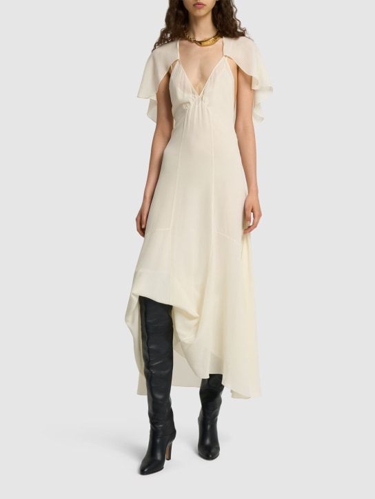 Chloé: Langes Kleid aus Seide - women_1 | Luisa Via Roma